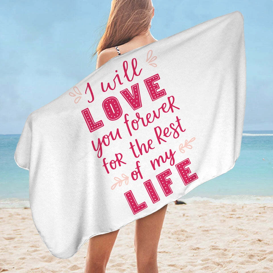 Cotton love beach towels sales