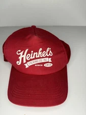 Vintage Trucker BIG Branded “Heinkel’s Packing Co. Inc 1912 Red Hat 