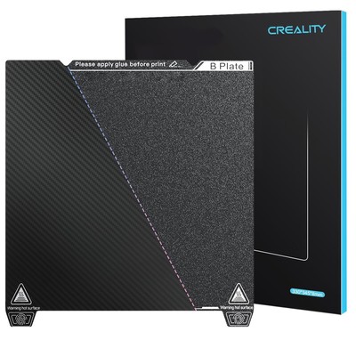 Official Creality K1 Max Build Plate 315x310mm Double Sided Textured PEI & Ca...