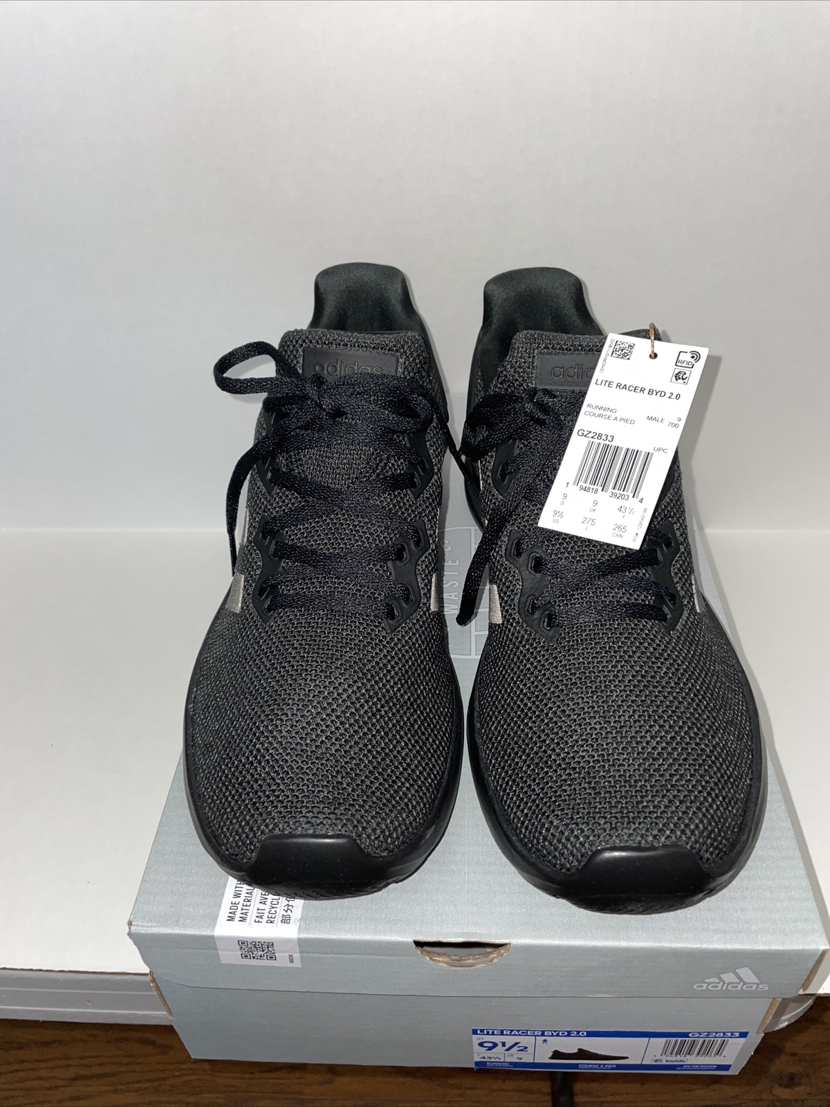 Adidas Men's Lite Racer BYD 2.0 Trail Running Shoe Black9.5M NIB eBay