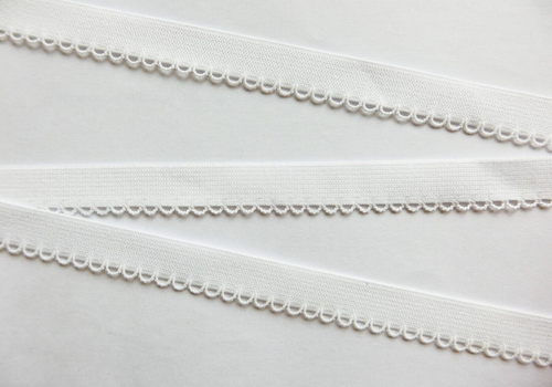 White Knicker Underwear Lingerie Mid Elastic 12mm Scalloped Edge 12M, Cut-off - Picture 3 of 14