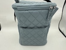 Gerber Modern Moments Insulated Bottle Bag Teal Blue Infant Cushioned Pockets