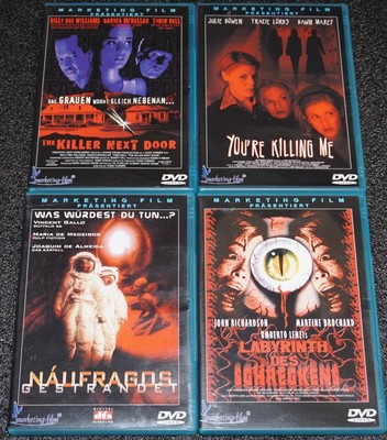 4 ältere Horror/Thriller/Sci-Fi (DVD) You're Killing Me+Labyrinth des Schreckens