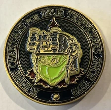 DEA Drug Enforcement Administration The North Pole Grinch Bronze Challenge Coin