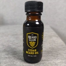 The Beard Club Men's Cedar Beard Oil Nourishes & Moisturizes .5 Fluid Oz