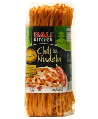[ 8x 200g ] BALI KITCHEN Chilinudeln / Chili Nudeln / Chilli Noodles