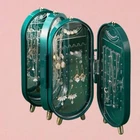 Jewellery Organiser Box with Mirror Earrings Necklace Bracelet Display