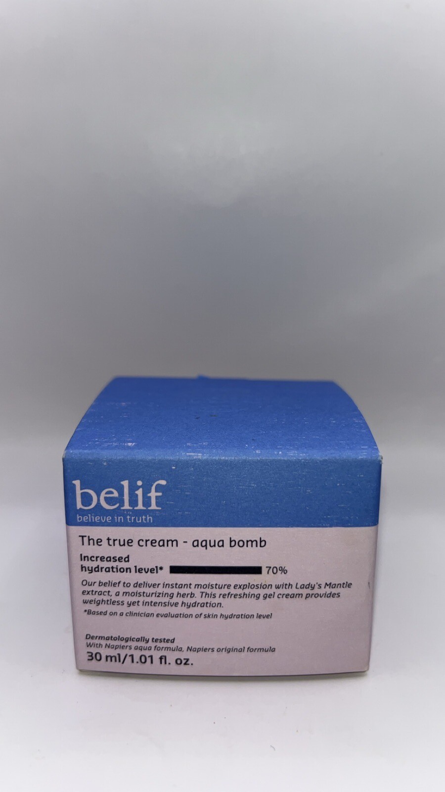 Crema hidratante Belif the True Cream Aqua Bomb para combinación con grasa 1,01 oz