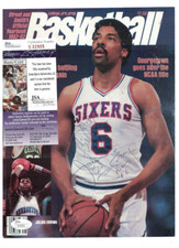 Julius Erving Bill Fitch Signed 1982-83 Magazine Cover JSA Certified