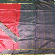 Namaste Vintage 100 Pure Silk Sarees Zari Woven Premium Craft Fabric Sari