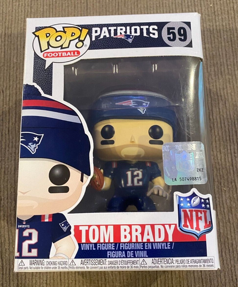 Funko Pop Tom Brady NFL Patriots Color Rush Figure #59