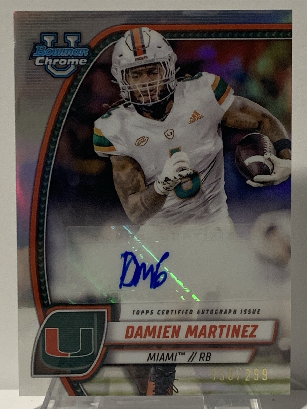 2024 Bowman U Chrome - Refractor AUTO #PADMA Damien Martinez 150/299