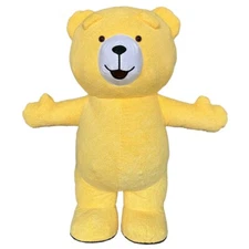 Inflatable Costume Adult Outfit Plush Teddy Bear Mascot Cosplay Christmas Party