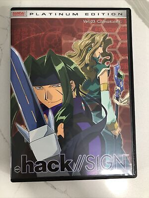 .HACK Sign Version 1 Login DVD Episodes 1-5 Platinum Series 2003 Anime