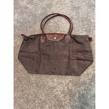 Longchamp Le Pliage Type M Modele Depose Medium Brown Bag