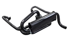 Baja Exhaust System W Single Quiet Pack Black Vw Buggybaja Ac2513668