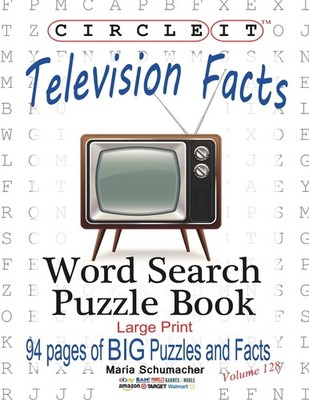 Circle It, Television Facts, Word Search, Puzzle Book,Lowry Glob
