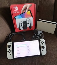 Nintendo Switch OLED-Modell HEG-001 64GB Handheld-Spielekonsole - Weiß
