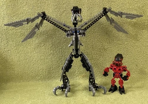 L LEGO Bionicle Titans ( Set #  8621 ) - “ TURAGA DUME & NIVAWK “ Complete Build