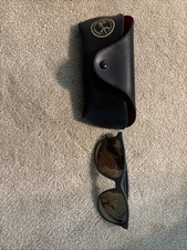 Ray-Ban RB4330CH Chromance Sunglasses gray with gold polarized lenses custom 