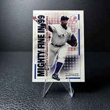 2000 Fleer Impact - Mighty Fine in '99 Orlando Hernandez #9 MF Yankees MLB