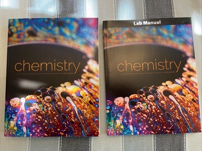 2 BOOKS BJU 11th grade CHEMISTRY STUDENT EDITION TEXT & LAB MANUAL 5th edSCIENCE