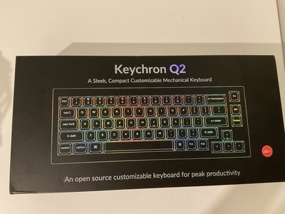 Keychron Q2 Custom Mechanical Keyboard | Aluminum Case | Hot-Swap | RGB |