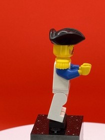 LEGO Minifigure Imperial Soldier Officer pi063 Pirates1 Lagoon Lock-up 6267 Blue