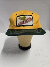 Vtg Dekalb Farm Snapback Hat Made In USA Swingster Big Wing Patch Cap Hat