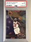 1997 Metal Universe Michael Jordan PSA 8