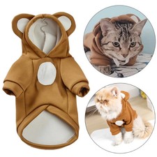 Cute Hairless Cat Clothes Winter Pet Costumes for Cats Kitten Sphynx Hoodie Swea