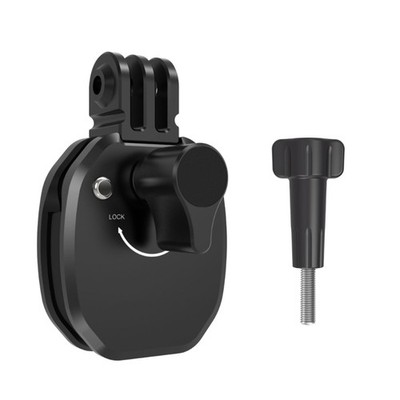 Motorcycle Windshield Camera Mount Clamp, with Silicone Padding for Secure Grip