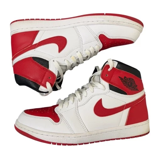 Nike Air Jordan 1 Retro High OG Chicago White Red Black Size 10 555088 161