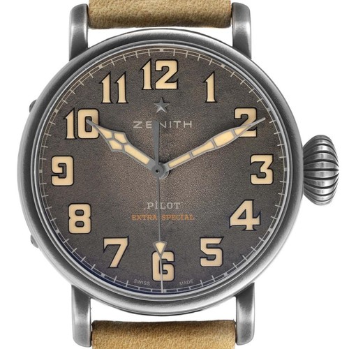 Zenith Pilot Type 20 Extra Special 40 Steel Mens Watch 11.1940.679