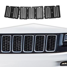 Front Grill Inserts Fit For Jeep Grand Cherokee 2014-2016 Honeycomb Clip-on G...