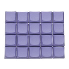 20Pcs PBT Keycap Set Mechanical Numeric Keypads for Keyboard Purple