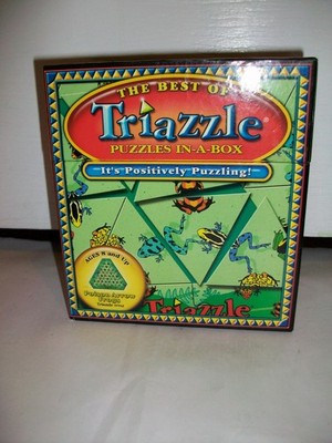 The Best of Triazzle Brain Teaser Puzzle Poison Arrow Frogs Dan Gilbert- 2003