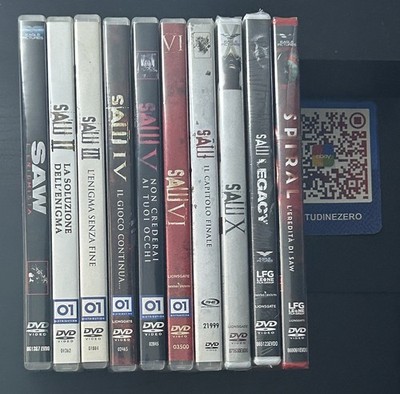 SAW L ENIGMISTA KOMPLETTE SAGA + SPIRAL - 10 DVD ITA Collection auf Italienisch