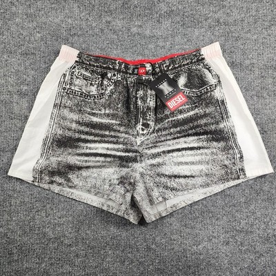 Savage Fenty Diesel Collaboration XL Boxer Shorts Denim Print 100% Cotton Poplin