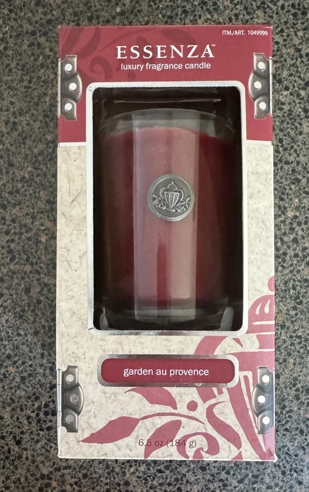 Essenza новый в коробке роскошный аромат свечи сад Au Прованс красный 6,5 унций - Изображение 2 из 4