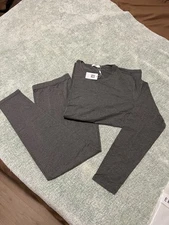 Ekouaer Men’s Soft Thermal Underwear Long Johns Fleece Base Layer Set - XXL