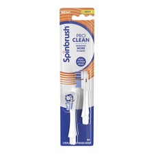 Spinbrush Replacement Heads, Electric Toothbrush Refills, Soft Bristles, 2 Count