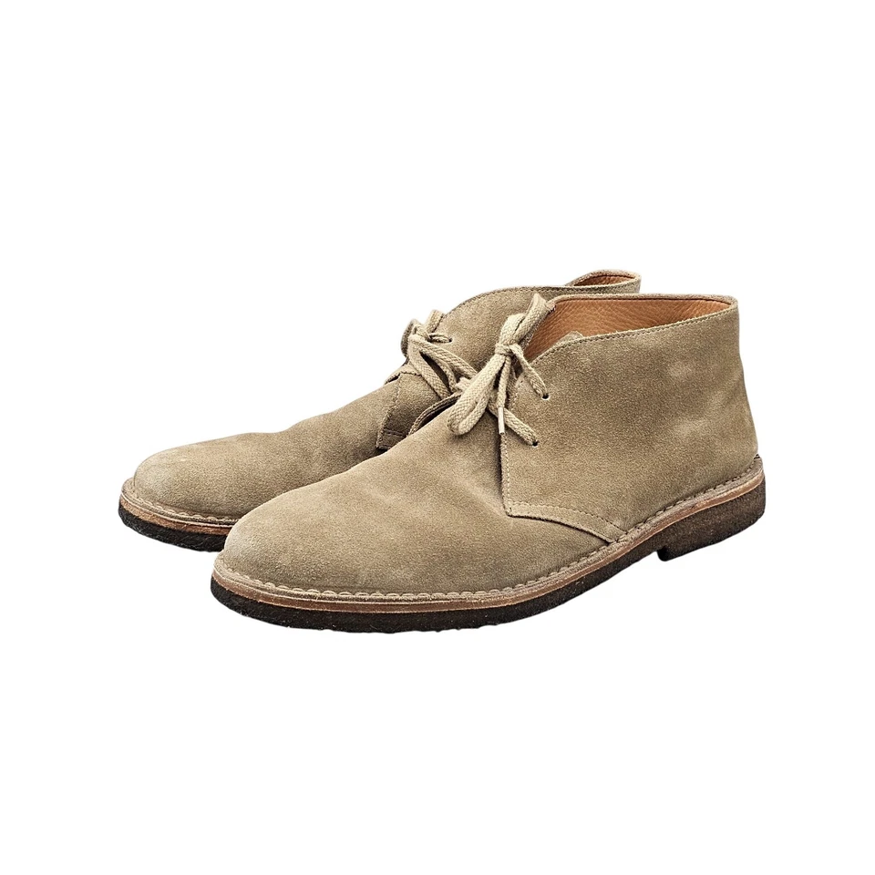 Botas Chukka Astorflex Para Hombre Talla 13 EE. UU. 46 UE Gamuza Tostada Suela Crepé Hechas en Italia Foto 3 de 4