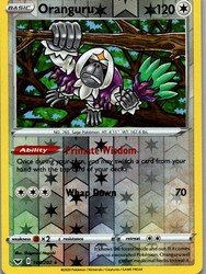 Oranguru 148/202 Reverse Holo Rare Sword & Shield Base Set