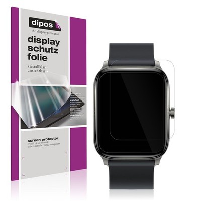 6x Schutzfolie klar für Haylou GST Smartwatch Displayschutzfolie Folie Display