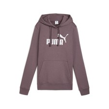 PUMA Essentials Logo Pullover Hoodie Womens Purple Casual Outerwear 68238988