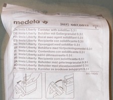 1 Sealed Medela Invia Liberty Canister With Solidifier REF 087.0012