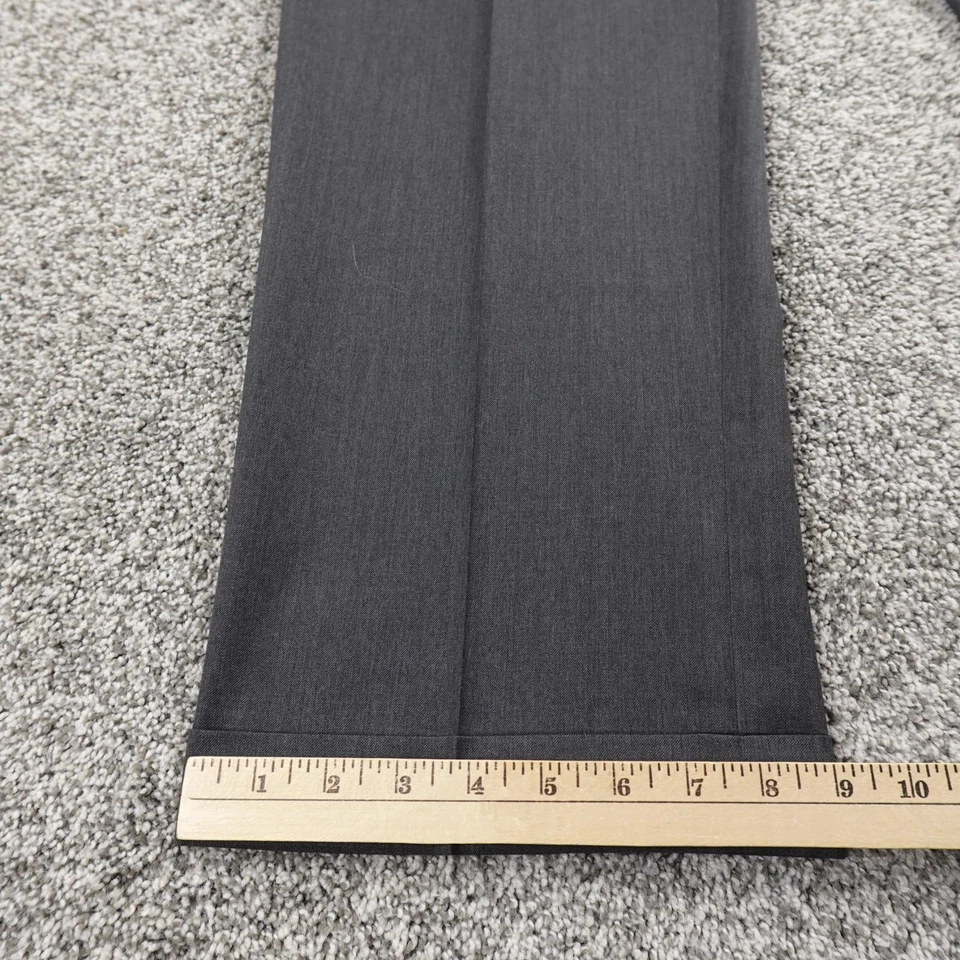 Calça Ralph Lauren Masculina 36X34 Cinza Lã Cashmere Calça Chino Calças Plissadas - Imagem 2 de 4