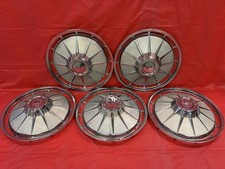 Vintage Set Of 5 1961 Chevrolet Corvair 13 Hubcaps Vintage Set Of 5 1961 Chevrolet Corvair 13 Hubcaps