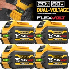 2Pack 12.0AH DCB609-2 For DEWALT DCB612 20V/60V MAX FLEXVOLT Lithium-Ion Battery